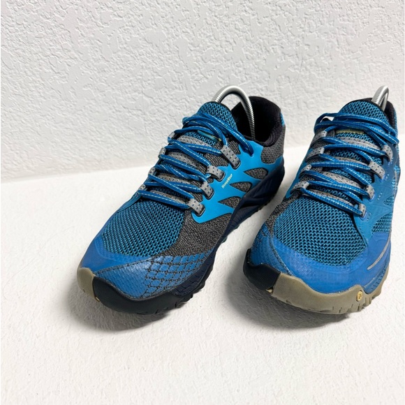 Merrell Mens Blue Performance Sneakers sz 8.5 - Picture 4 of 8